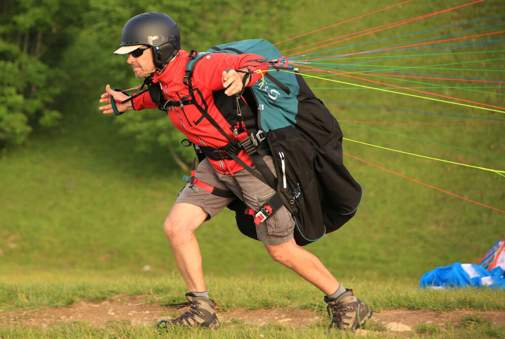 Stage progression Annecy Parapente course