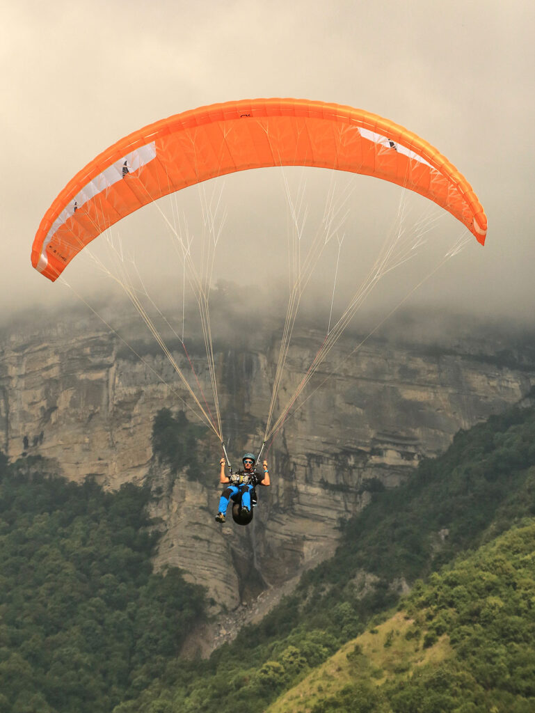 Stage de parapente perf thermique en vol Annecy Parapente