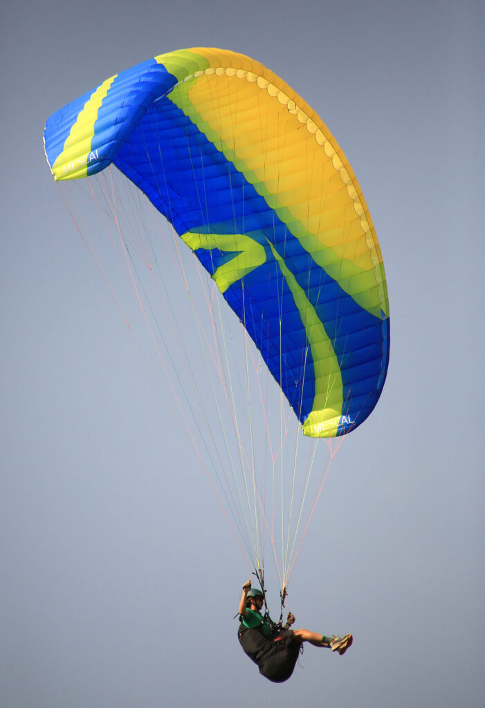 Stage de parapente perf thermique en vol bleu Annecy Parapente