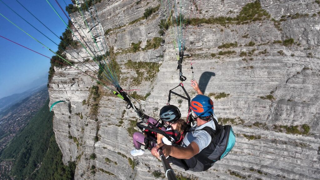 Baptême de parapente Sensation Annecy Parapente