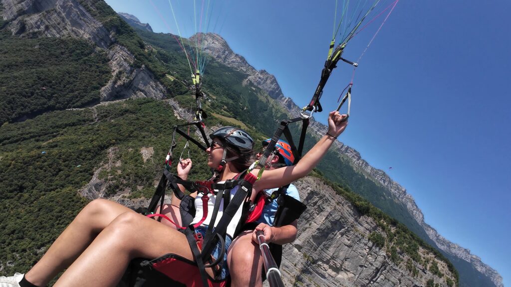 Baptême de parapente Sensation Annecy Parapente
