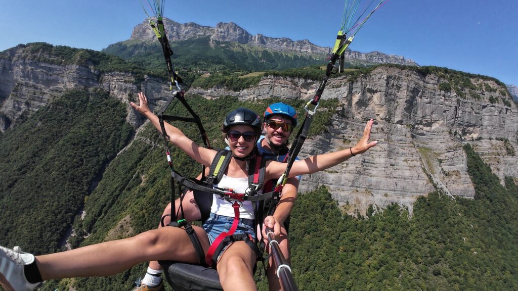 Baptême parapente Découverte dans les airs