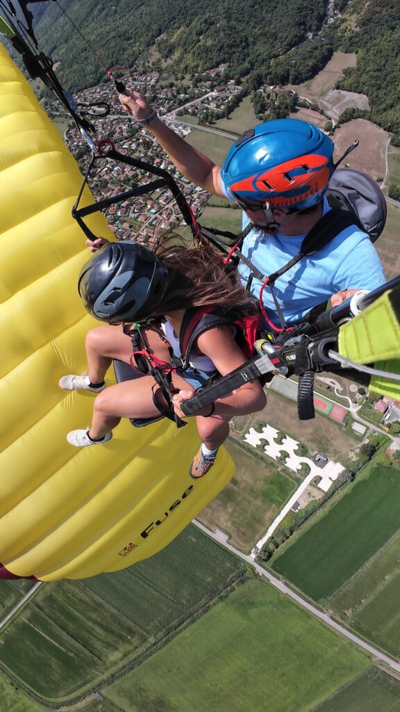 Baptême de parapente Duo Annecy parapente